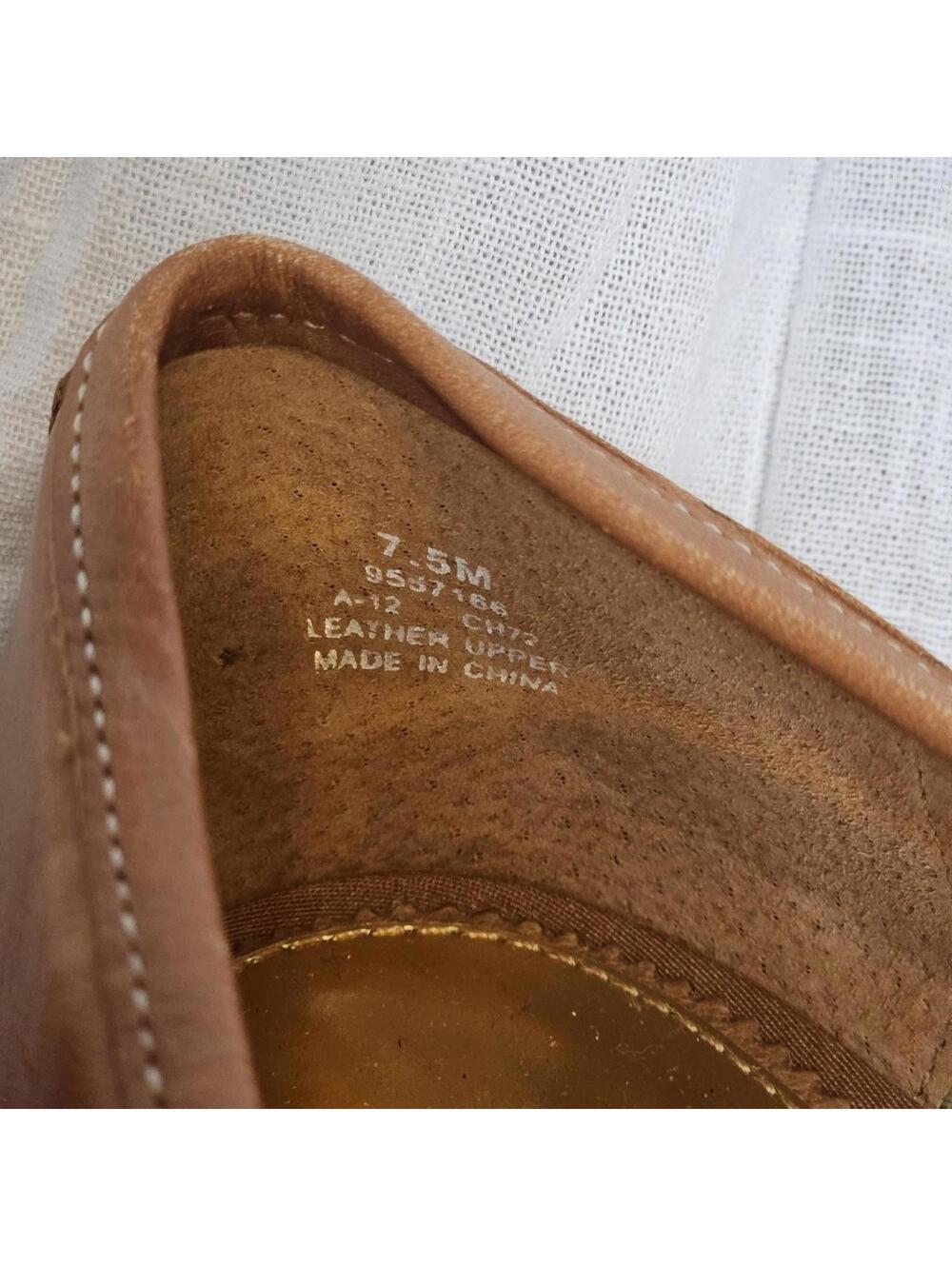Sperry tan leather peep toe wedge, 7.5 - Picture 7 of 7